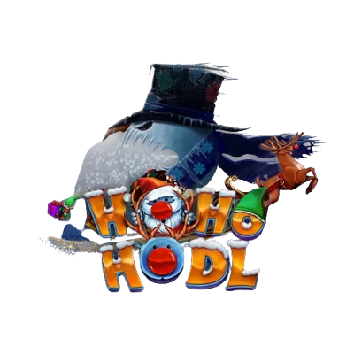 由 Gaming Corps 制作的真钱游戏《Ho Ho HODL Crash》徽标