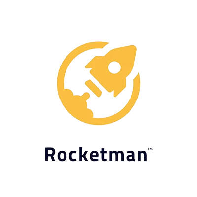 Rocketman Crash spel av Elbet för riktiga pengar logo