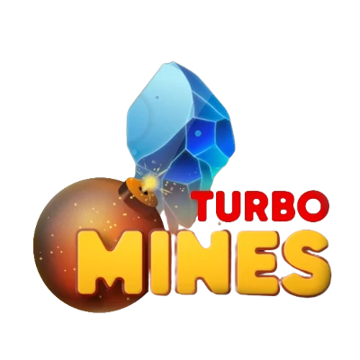 Turbo Mines Crash spil af Turbo Games for rigtige penge logo