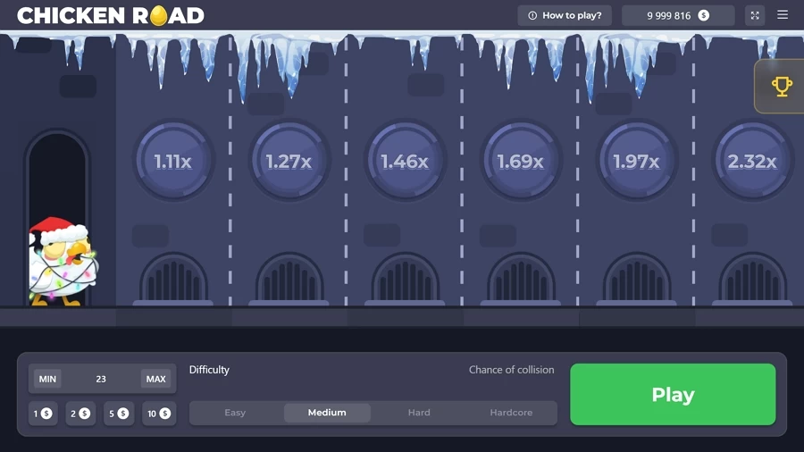 Captura de ecrã de Chicken Road