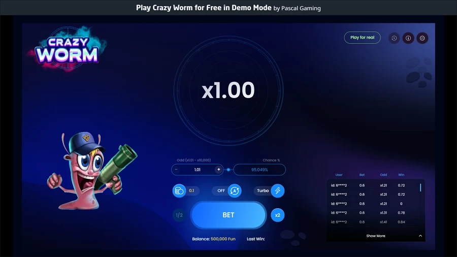 Crazy Worm screenshot