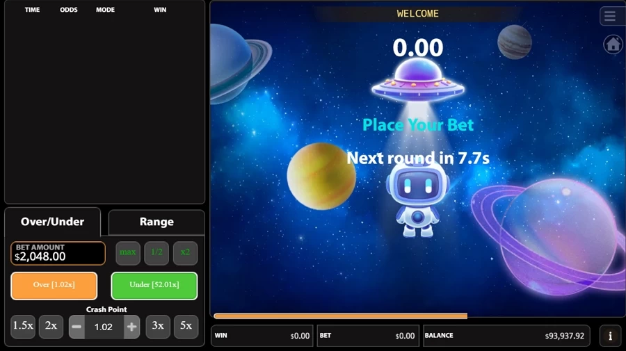 Tangkapan layar Fly To Universe
