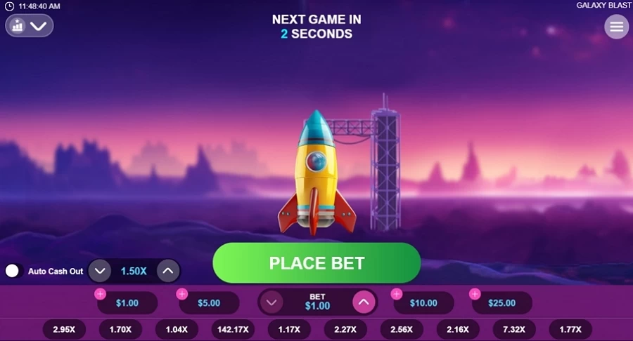 Captura de pantalla de Galaxy Blast