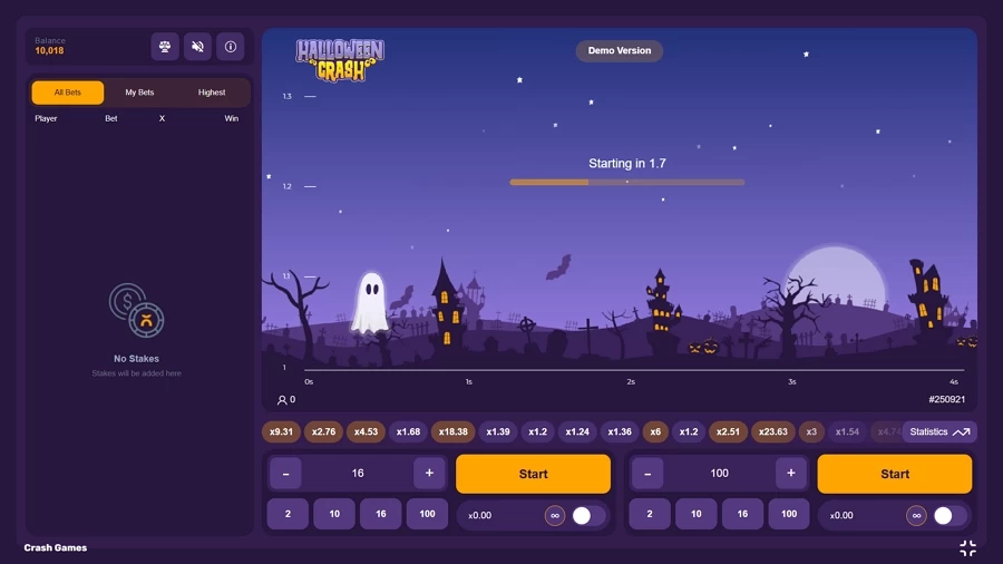 لقطة شاشة تحطم الهالوين