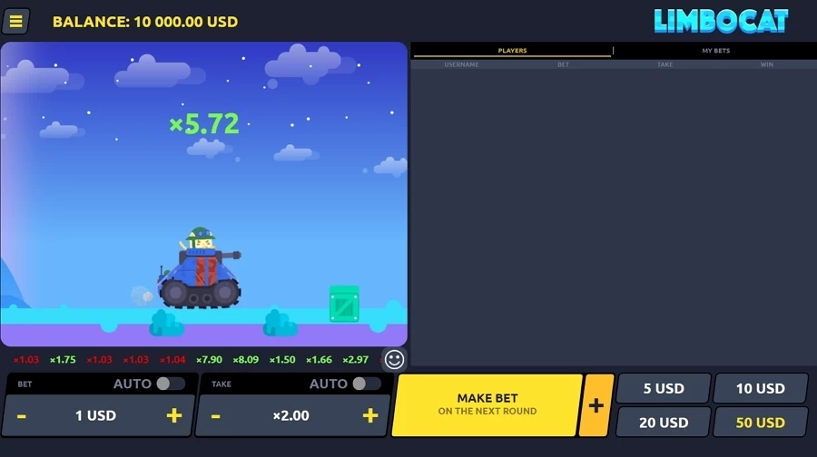 Captura de ecrã do Limbo Cat