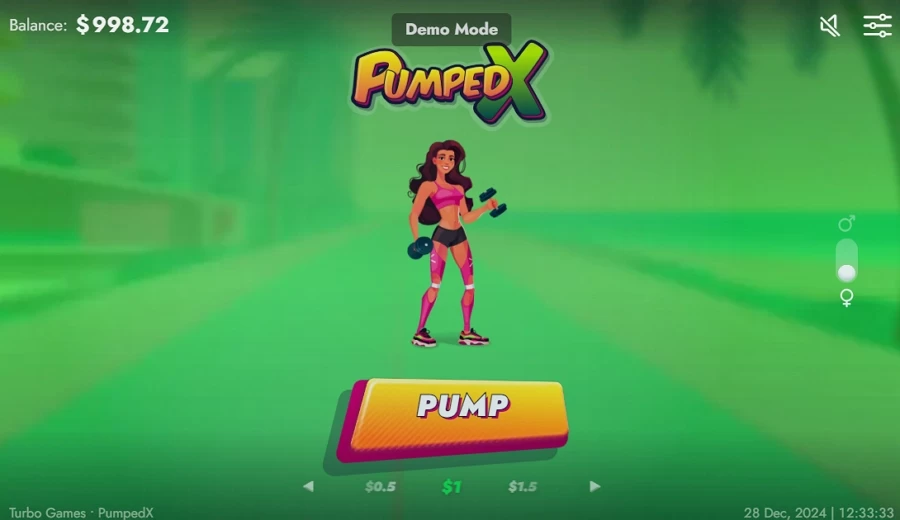 Capture d'écran de Pumped X