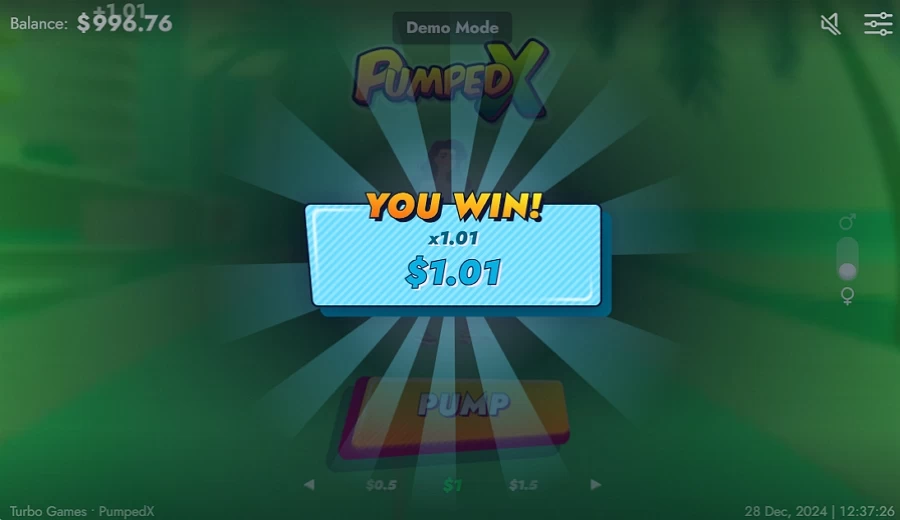 Capture d'écran de Pumped X