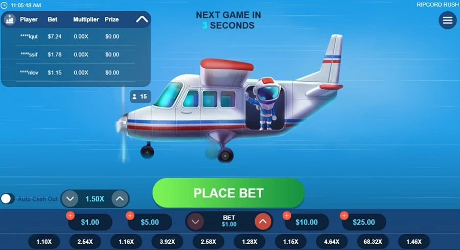 Bildschirmfoto von Ripcord Rush