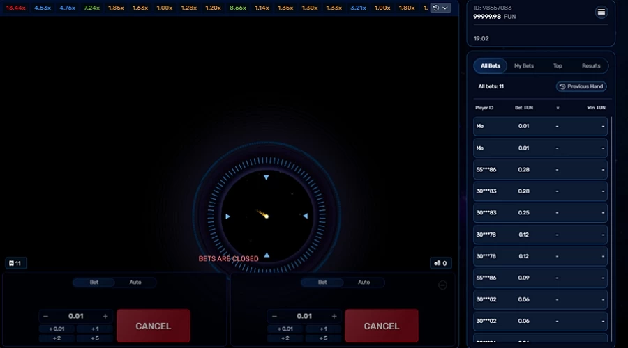 Captura de ecrã do Starlight